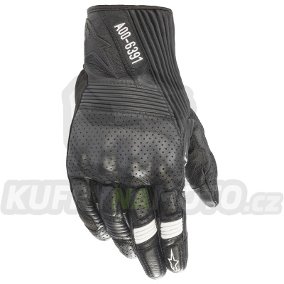 rukavice KEI kolekce DIESEL JEANS, ALPINESTARS (černá/bílá)