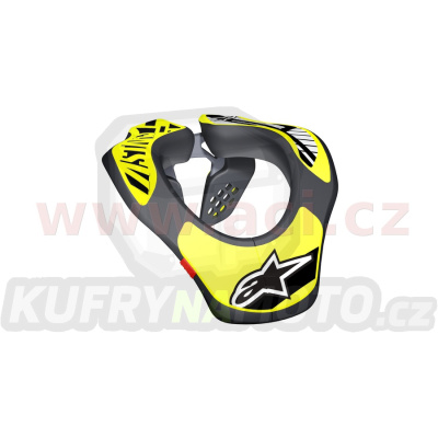 krční chránič NECK SUPPORT, ALPINESTARS, dětský (žlutý fluo/černý, vel. UNI) 2024