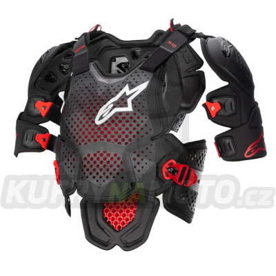chránič těla A-10 2, ALPINESTARS (černá antracit/červená) 2024