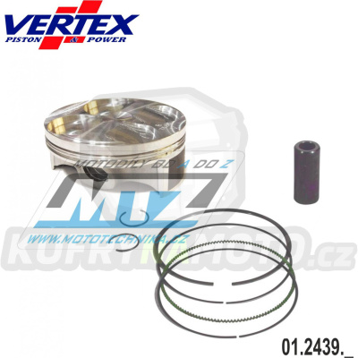 Pístní sada Yamaha YZF250 / 19-25 + WRF250 / 20-25 + Fantic XEF250+XXF250 - rozměr 76,95mm (Vertex 24371A)