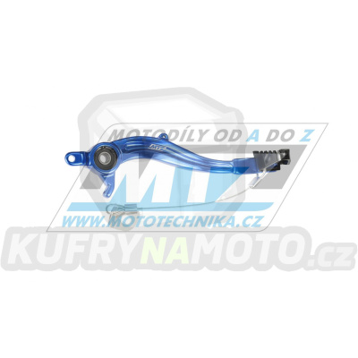 Pedál brzdy Sherco SE125+SE250+SE300 / 14-25 + SEF250+SEF300+SEF450+SEF500 / 12-25 + Husaberg - modrý