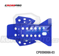 Kryt pod motor hliníkový ALU Engine Guard - Yamaha WRF450 / 03-06 (barva modrá)