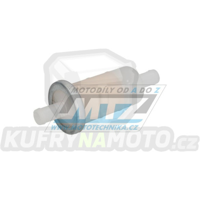 Filtr palivový/benzínový - průměr 3/8&quot; (10mm) - plastový