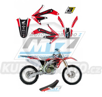 Polepy s potahem sedla (sada polepů a potah sedla Dream) - Honda CRF450R / 05-08 - typ polepů Dream4