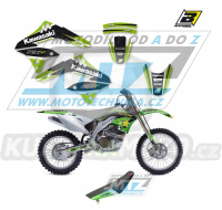 Polepy s potahem sedla (sada polepů a potah sedla Dream) - Kawasaki KXF450 / 06-08 - typ polepů Dream4