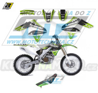 Polepy s potahem sedla (sada polepů a potah sedla Dream) - Kawasaki KXF250 / 06-08 - typ polepů Dream4