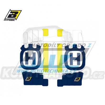 Polepy mřížek chladiče Husqvarna FC250+FC350+FC450 / 17-18 + TC125+TC250 / 18 + FE+TE / 18-19 + TX / 17-19 - typ polepů Replica Husqvarna Trophy