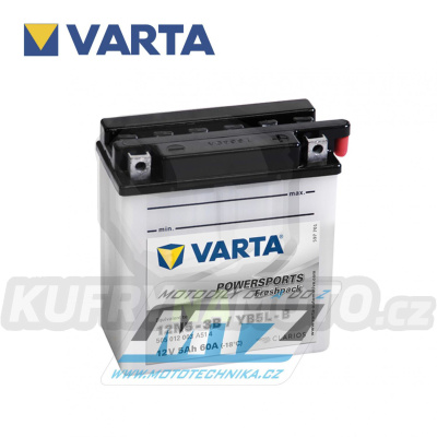 Baterie (akumulátor motocyklový) Varta Powersports Freshpack YB5L-B (12V-5Ah)