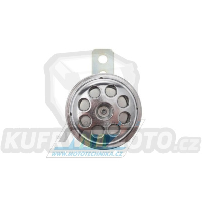 Houkačka/Klakson 12V - průměr 70mm - stříbrná