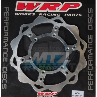 Kotouč brzdový PLOVOUCÍ - WRP Performance zubatý desing Wave (vnější průměr 270mm) - Yamaha YZ125+YZ250 / 17-24 + YZF250+YZF450 / 16-24 + WRF250 / 17-24 + WRF450 / 16-24 + YZF250X+YZF450X+YZ250X + Fantic XX+XE