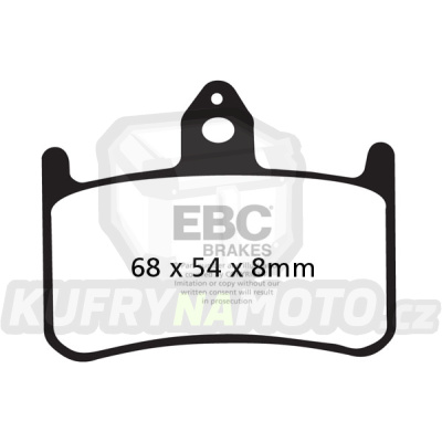 Brzdové destičky EBC FA187HH
