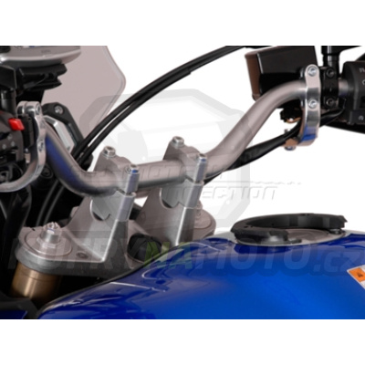 Zvýšení řidítek o 30 mm průměr 28 mm stříbrná SW Motech Yamaha XT 1200 Z Super Tenere 2010 - 2013 DP01 LEH.06.039.10100/S-BC.17808