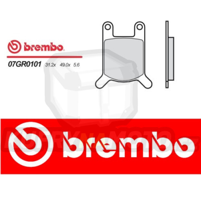 Brzdové destičky Brembo HOREX REBELL N 80 r.v. Od neurčeno -  směs Originál Přední