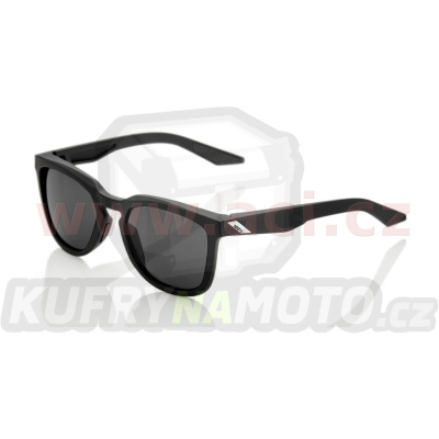 sluneční brýle HUDSON Soft Tact Black, 100% (zabarvená kouřová skla)