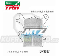 Destičky brzdové DP9037-LU TRW Lucas MCB882 - směs Allround