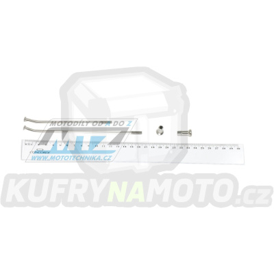 Drát/Špice nerezové do kola + Niple 17&quot; - Suzuki DR600 / 86-89 + DR650 / 90-95 + DR750 Big / 88-89 + DR800 Big / 90-97