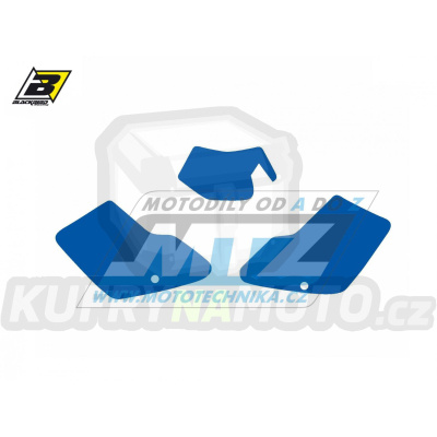 Polepy číslových tabulek (vystřižené) - GasGas EC125+EC250+EC300 + FSR450 / 07 - barva modrá