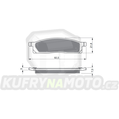 Brzdové destičky GOLDFREN 034 S33 OFF-ROAD FRONT