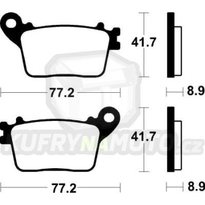 Brzdové destičky Bendix-MR334- výprodej SBS 834LS