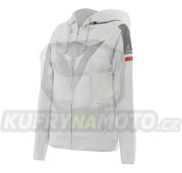 Dámská mikina DAINESE FADE LADY FULL ZIP HOODIE šedo/tmavě šedo/červená