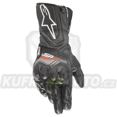 rukavice SP-8, ALPINESTARS (černá) 2024