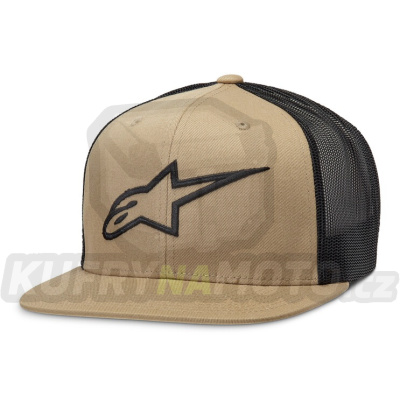 kšiltovka CORP TRUCKER, ALPINESTARS (písková/černá)