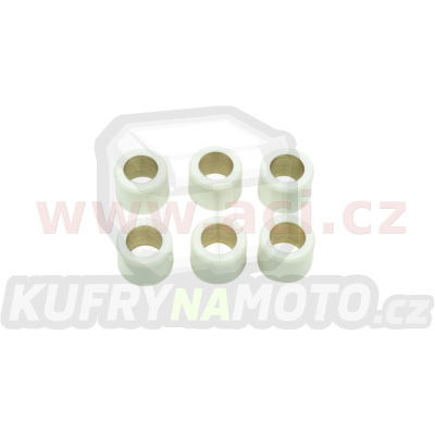 válečky variátoru (průměr 16 x 13 mm), váha 6 g, Athena (sada 6 ks)