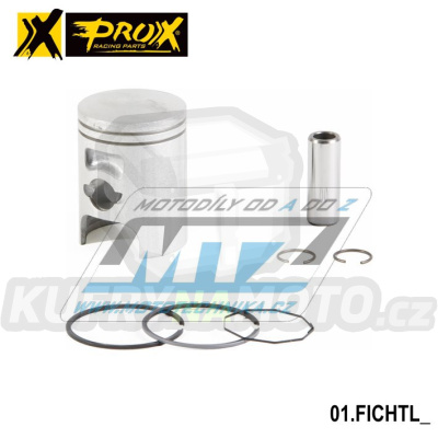 Pístní sada Jawa Pionýr 39,50mm Prox (čep průměr 12mm) - (Prox 01.1010.050)