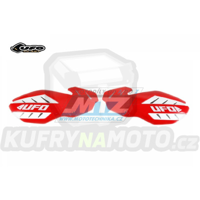 Kryty páček Ufo Flame Honda CRF250R / 12-18 + CRF450R / 12-18 - barva červeno-bílá
