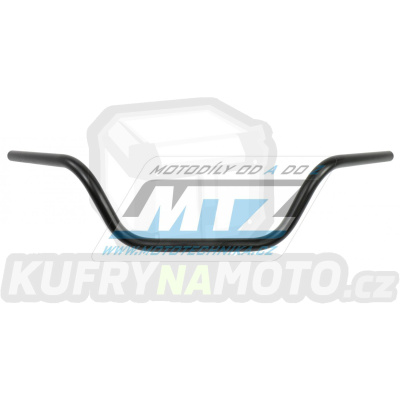 Řídítka TRW Lucas Touring High Steel 22mm MCL113SS - černé