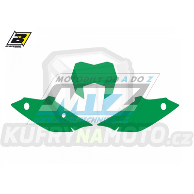 Polepy číslových tabulek (vystřižené) - GasGas EC+ECF / 14-17 - barva zelená