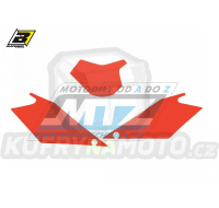 Polepy číslových tabulek (vystřižené) - GasGas EC125+EC250+EC300 + FSR450+FSR515 / 08-09 - barva červená