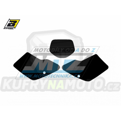 Polepy číslových tabulek (vystřižené) - GasGas EC125+EC250+EC300 / 00 - barva černá