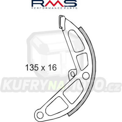 Brzdové čelisti RMS 225120230