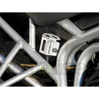 Kryt nádobky na brzdovou kapalinu zadní hliník stříbrná SW Motech Triumph Tiger 800 2010 - 2014 A08 SCT.11.174.10000/S-BC.18666