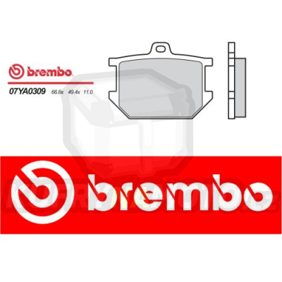 Brzdové destičky Brembo YAMAHA XV TR1 920 r.v. Od 81 -  směs Originál Přední