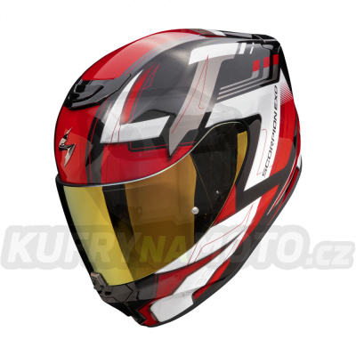 Moto přilba SCORPION EXO-391 CAPTOR černo/červená