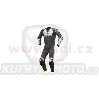 jednodílná kombinéza MISSILE IGNITION, TECH-AIR kompatibilní, ALPINESTARS (černá/bílá/červená fluo)