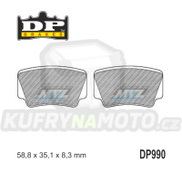 Destičky brzdové DP990 - DP BRAKES směs Premium Sinter OEM