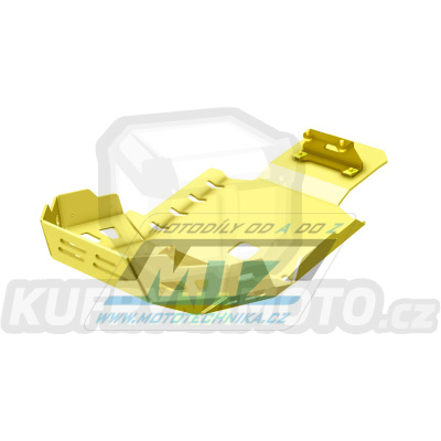 Kryt pod motor hliníkový Dual Sport - BMW F750GS+F850GS / 16-20 - barva žlutá