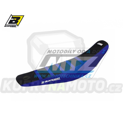 Potah sedla Yamaha YZ125+YZ250 / 22-25 - barva modro-černá - typ potahu ZEBRA