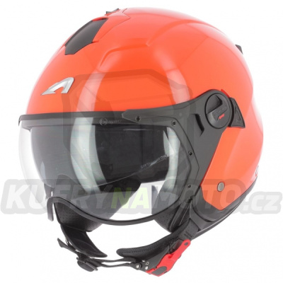 Moto přilba ASTONE MINIJET S SPORT oranžová
