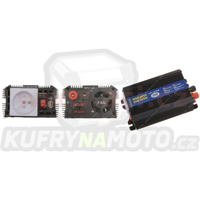 měnič napětí 24 V/230 V-300 W + USB port