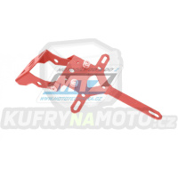 Držák registrační značky SPZ Dual Sport - Benelli TRK502 / 17-24 +TRK502X / 18-24 +TNT125 / 17-19 + Keeway RKF125 / 18-19 - barva červená