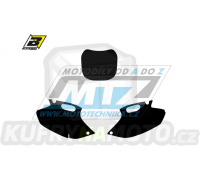 Polepy číslových tabulek (vystřižené) - Yamaha YZF250+YZF426 / 00-02 - barva černá