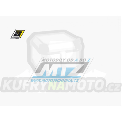 Polepy číslových tabulek (vystřižené) - Suzuki RMZ250 / 04-06 - barva bílá