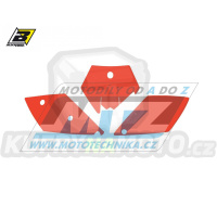 Polepy číslových tabulek (vystřižené) - KTM 200SX+250SX+450SX / 03-06 + 125SX+525SX / 04-06 - barva červená