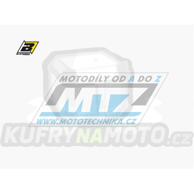 Polepy číslových tabulek (vystřižené) - Husqvarna CR125+CR250 / 00-04 + TC250+TC450 / 02-04 - barva bílá