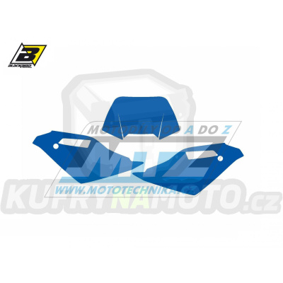Polepy číslových tabulek (vystřižené) - Husqvarna WR125 / 09-13 - barva modrá