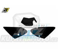 Polepy číslových tabulek (vystřižené) - GasGas EC125+EC250+EC300 + FSR450 / 03-06 - barva černá